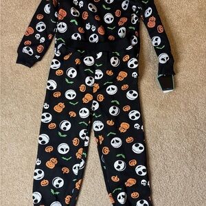 Disney Black and Orange Halloween Sweatsuit, 2 Pc. Set, NWT